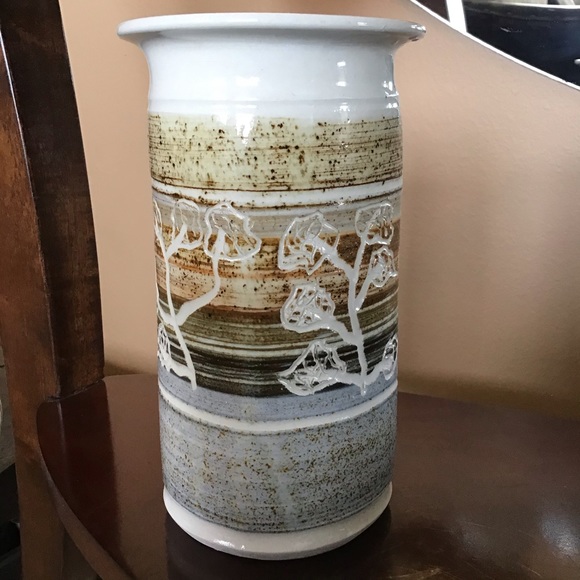 FINAL SALE Rowe Pottery Handmade Branches Vase (8.35”) - Picture 2 of 7